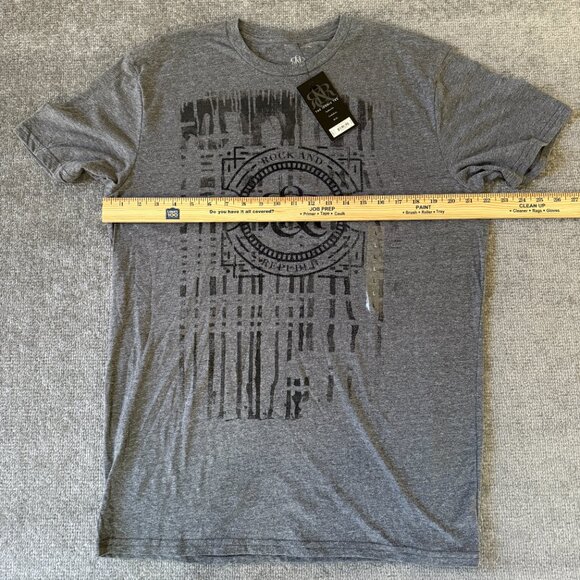 NWT Y2K Rock & Republic 2002 Graphite Gray T-Shirt Men's Size Large - Picture 4 of 6